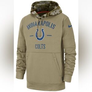 AUTHENTIC NFL Nike Indianapolis Colts 2019 Salute to Service Hoodie #5393